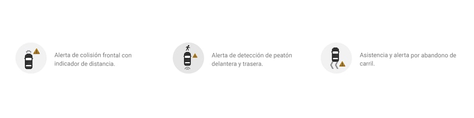 Íconos de seguridad de asistencia y alerta para Chevrolet Traverse 2023