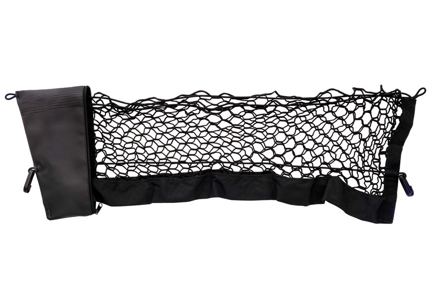 Red de carga horizontal con emblema Chevrolet y bolsa organizadora para tu Equinox EV 2024 SUV eléctrica deportiva