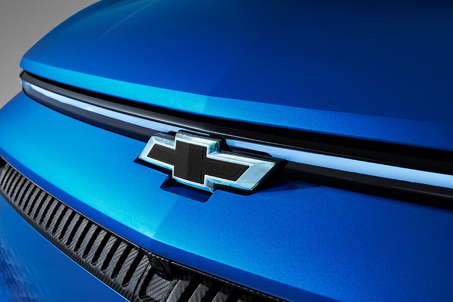 Emblema Chevrolet delantero iluminado para tu nueva Equinox EV 2024 tu camioneta eléctrica deportiva