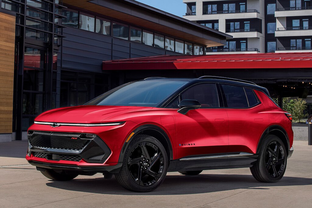  Nueva Chevrolet Equinox EV 2024 SUV eléctrica deportiva, imagen frontal