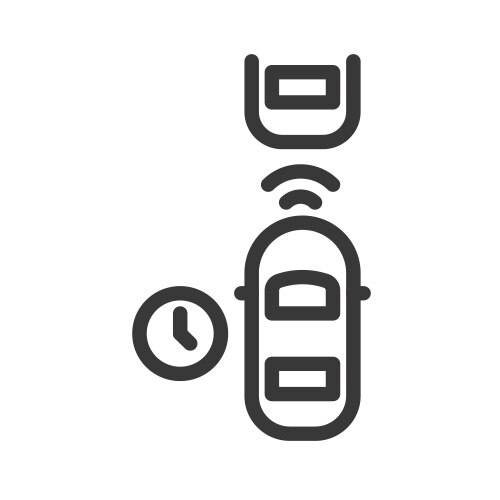 Ícono de seguridad indicación de distancia Chevrolet Equinox EV 2024 SUV eléctrica deportiva